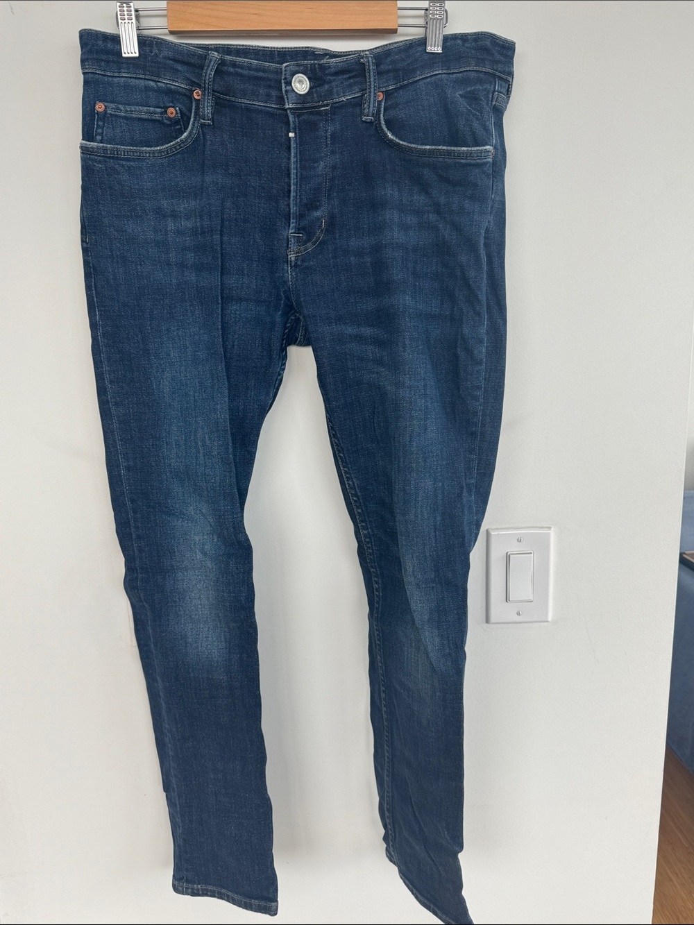 AllSaints Men’s Indigo Slim Jeans